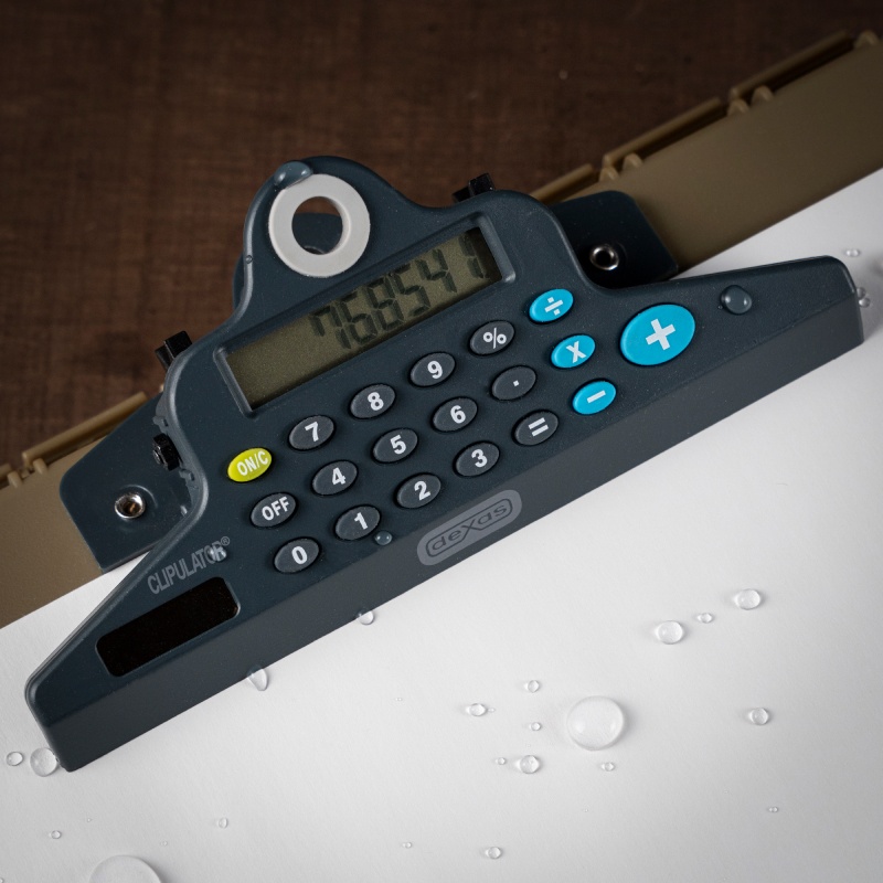 Close up calulator clip