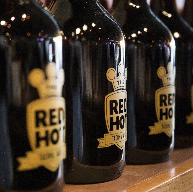 Row of growlers