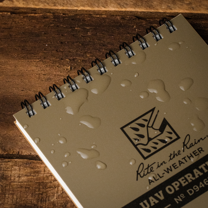 tan colored notebook